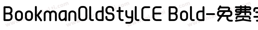 BookmanOldStylCE Bold字体转换